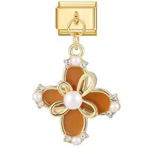 Pendentif Abeille Fleur