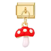 Champignon rouge suspendu