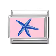 Étoile de mer bleue