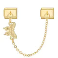 Charm Double Maillon Papillon