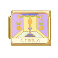 Bracelet italien charm doré signe Balance