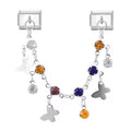 Charm Pendentif Lune Strass