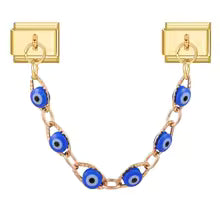 Charm Double Maillon Mauvais Œil