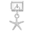 Charm Pendentif Étoile de Mer Relief