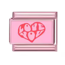 Cœur LOVE rétro