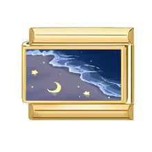 Nuit bleue étoilée