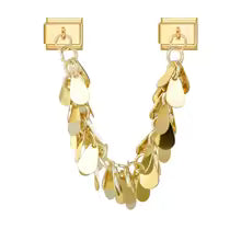 Charm Double Maillon Sequins
