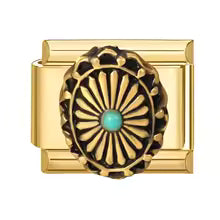 Médaillon Soleil Turquoise