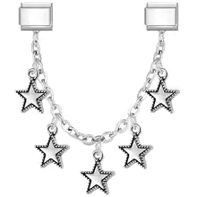 Charm Double Maillon Étoiles