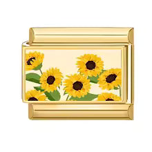 Tournesols et abeille