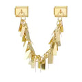 Charm Double Maillon Franges Cascade