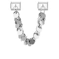 Charm Double Maillon Étoiles Bombées