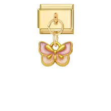 Papillon rose