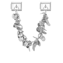 Double Maillon Coquillages Argent